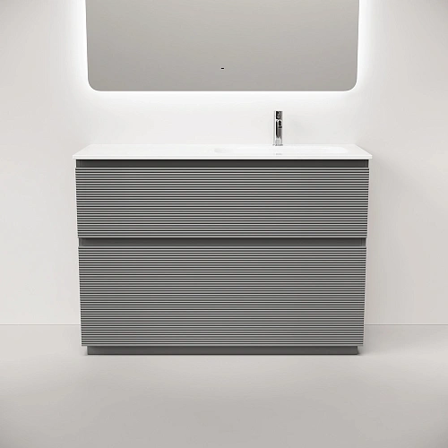 Тумба под раковину SANCOS Folk Floor FL120FRES правая 1190х445х850 Ergraut soft, напольная Тумба под раковину SANCOS Folk Floor FL120FRES правая 1190х445х850 Ergraut soft, напольная