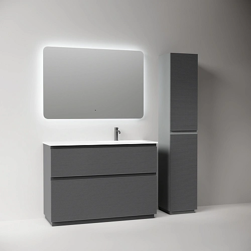 Тумба под раковину SANCOS Folk Floor FL120FRGS правая 1190х445х850 Grey soft, напольная Тумба под раковину SANCOS Folk Floor FL120FRGS правая 1190х445х850 Grey soft, напольная