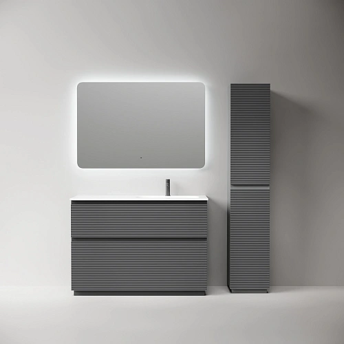 Тумба под раковину SANCOS Folk Floor FL120FRGS правая 1190х445х850 Grey soft, напольная Тумба под раковину SANCOS Folk Floor FL120FRGS правая 1190х445х850 Grey soft, напольная