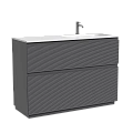 Тумба под раковину SANCOS Folk Floor FL120FRGS правая 1190х445х850 Grey soft, напольная Тумба под раковину SANCOS Folk Floor FL120FRGS правая 1190х445х850 Grey soft, напольная