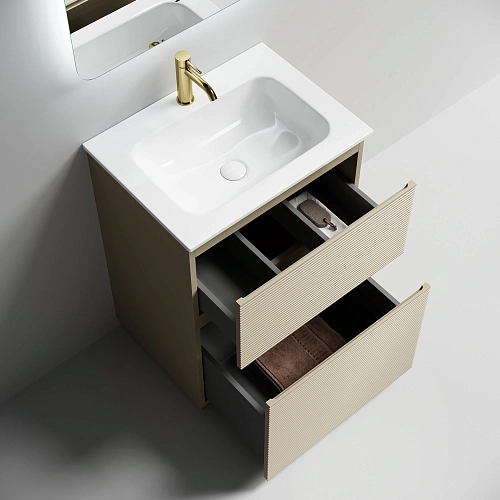 Тумба под раковину SANCOS Folk Floor FL60FCP 590х445х850 капучино, напольная Тумба под раковину SANCOS Folk Floor FL60FCP 590х445х850 капучино, напольная