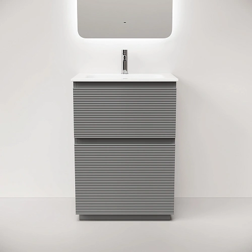 Тумба под раковину SANCOS Folk Floor FL60FES 590х445х850 Ergraut soft, напольная Тумба под раковину SANCOS Folk Floor FL60FES 590х445х850 Ergraut soft, напольная