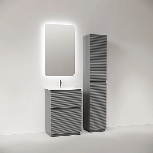 Тумба под раковину SANCOS Folk Floor FL60FES 590х445х850 Ergraut soft, напольная Тумба под раковину SANCOS Folk Floor FL60FES 590х445х850 Ergraut soft, напольная