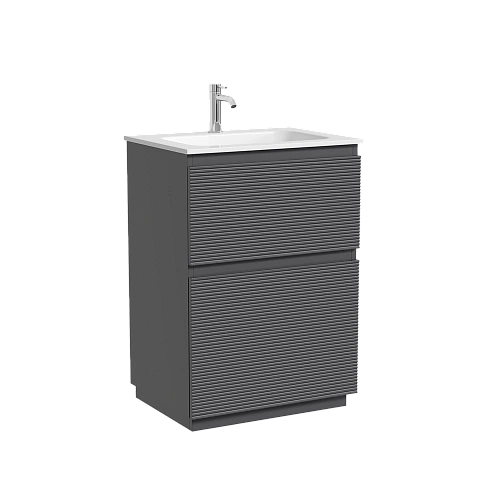 Тумба под раковину SANCOS Folk Floor FL60FGS 590х445х850 Grey soft, напольная Тумба под раковину SANCOS Folk Floor FL60FGS 590х445х850 Grey soft, напольная