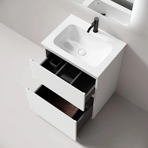 Тумба под раковину SANCOS Folk Floor FL60FW 590х445х850 Bianco, напольная Тумба под раковину SANCOS Folk Floor FL60FW 590х445х850 Bianco, напольная