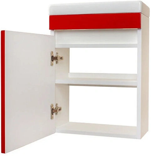 Тумба под раковину Style Line Compact, Como 40, Люкс красный СС-00000418 Тумба под раковину Style Line Compact, Como 40, Люкс красный СС-00000418