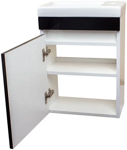 Тумба под раковину Style Line Compact, Como 40, Люкс черный СС-00000419 Тумба под раковину Style Line Compact, Como 40, Люкс черный СС-00000419