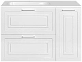 Тумба под раковину Style Line Альба (2 ящ./корзина) Барселона 90 Левая, Люкс, белый, PLUS ЛС-000010052 Тумба под раковину Style Line Альба (2 ящ./корзина) Барселона 90 Левая, Люкс, белый, PLUS ЛС-000010052