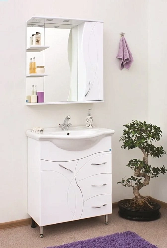 Тумба под раковину Style Line Амелия 75 (3 ящ.) ЛС-00000010 Тумба под раковину Style Line Амелия 75 (3 ящ.) ЛС-00000010