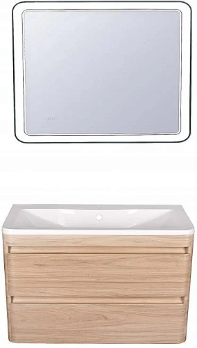 Тумба под раковину Style Line Атлантика 100, Люкс ясень перламутр, PLUS ЛС-00000686 Тумба под раковину Style Line Атлантика 100, Люкс ясень перламутр, PLUS ЛС-00000686