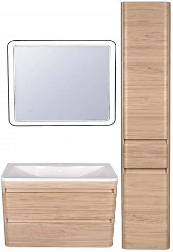 Тумба под раковину Style Line Атлантика 100, Люкс ясень перламутр, PLUS ЛС-00000686 Тумба под раковину Style Line Атлантика 100, Люкс ясень перламутр, PLUS ЛС-00000686