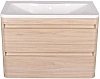 Тумба под раковину Style Line Атлантика 100, Люкс ясень перламутр, PLUS ЛС-00000686