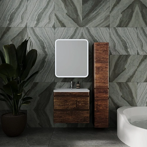 Тумба под раковину Style Line Атлантика 70, Люкс старое дерево, PLUS подвесная СС-00002340 Тумба под раковину Style Line Атлантика 70, Люкс старое дерево, PLUS подвесная СС-00002340