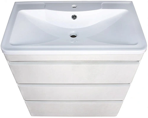 Тумба под раковину Style Line Атлантика 80 (3 ящ.), Люкс бетон крем, PLUS СС-00002278 Тумба под раковину Style Line Атлантика 80 (3 ящ.), Люкс бетон крем, PLUS СС-00002278