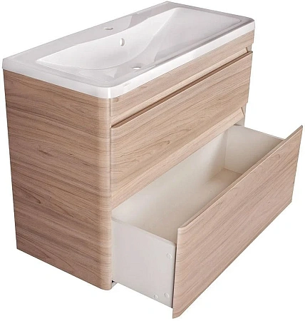 Тумба под раковину Style Line Атлантика 80, Люкс ясень перламутр, PLUS ЛС-00000684 Тумба под раковину Style Line Атлантика 80, Люкс ясень перламутр, PLUS ЛС-00000684