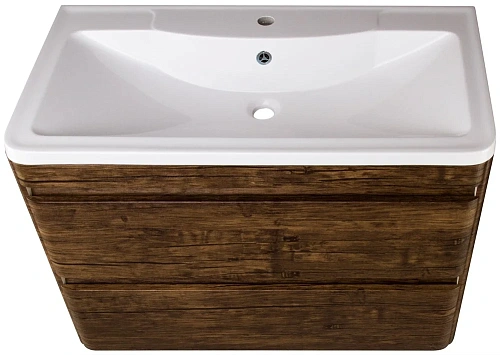 Тумба под раковину Style Line Атлантика 90, Люкс старое дерево, PLUS СС-00002209 Тумба под раковину Style Line Атлантика 90, Люкс старое дерево, PLUS СС-00002209