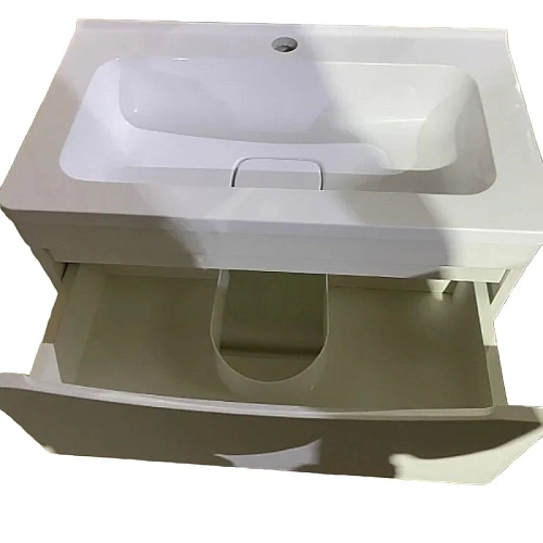 Тумба под раковину Style Line Бергамо мини 80 люкс PLUS белый СС-00002314 Тумба под раковину Style Line Бергамо мини 80 люкс PLUS белый СС-00002314