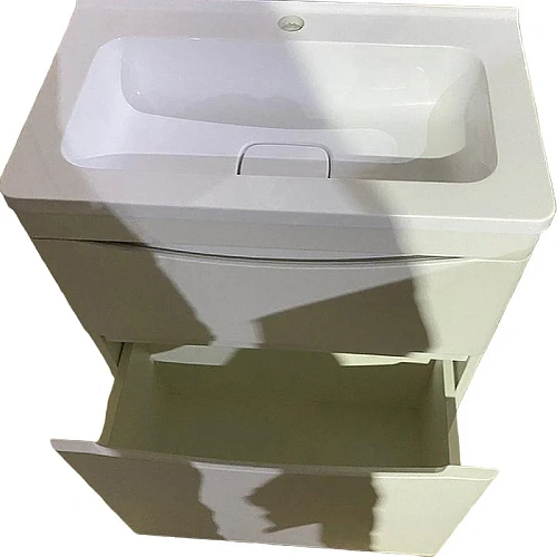 Тумба под раковину Style Line Бергамо мини 80 люкс PLUS белый СС-00002314 Тумба под раковину Style Line Бергамо мини 80 люкс PLUS белый СС-00002314