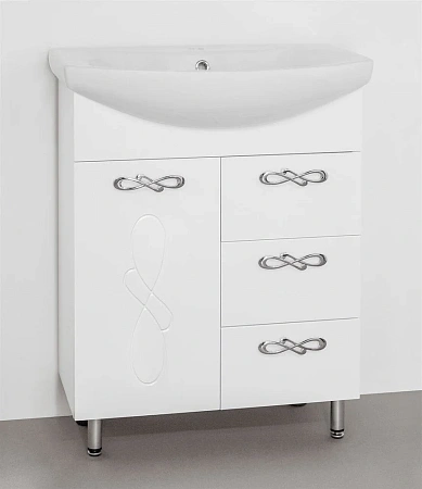 Тумба под раковину Style Line Венеция 65 (3 ящ.) ЛС-00000254 Тумба под раковину Style Line Венеция 65 (3 ящ.) ЛС-00000254