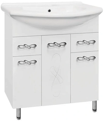 Тумба под раковину Style Line Венеция 75 (2 ящ.) ЛС-00000255 Тумба под раковину Style Line Венеция 75 (2 ящ.) ЛС-00000255