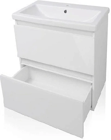 Тумба под раковину Style Line Даймонд 60, Комо 60, Люкс белая, PLUS СС-00000500 Тумба под раковину Style Line Даймонд 60, Комо 60, Люкс белая, PLUS СС-00000500