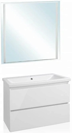 Тумба под раковину Style Line Даймонд 80, Комо 80, Люкс белая, PLUS СС-00000483 Тумба под раковину Style Line Даймонд 80, Комо 80, Люкс белая, PLUS СС-00000483