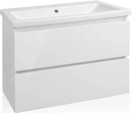 Тумба под раковину Style Line Даймонд 80, Комо 80, Люкс белая, PLUS СС-00000483 Тумба под раковину Style Line Даймонд 80, Комо 80, Люкс белая, PLUS СС-00000483