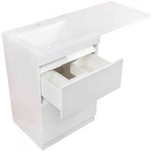 Тумба под раковину Style Line Даллас 110, Люкс белая, PLUS СС-00000438 Тумба под раковину Style Line Даллас 110, Люкс белая, PLUS СС-00000438