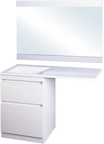 Тумба под раковину Style Line Даллас 110, Люкс белая, PLUS СС-00000438 Тумба под раковину Style Line Даллас 110, Люкс белая, PLUS СС-00000438