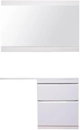 Тумба под раковину Style Line Даллас 130, Люкс белая, PLUS СС-00000557 Тумба под раковину Style Line Даллас 130, Люкс белая, PLUS СС-00000557