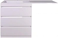 Тумба под раковину Style Line Даллас 150 3 ящика Люкс белая PLUS СС-00002305 Тумба под раковину Style Line Даллас 150 3 ящика Люкс белая PLUS СС-00002305