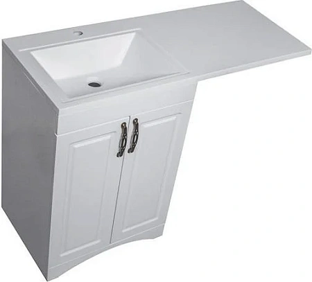 Тумба под раковину Style Line Даллас классик 120, Люкс белый, PLUS СС-00000503 Тумба под раковину Style Line Даллас классик 120, Люкс белый, PLUS СС-00000503