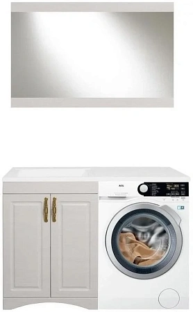 Тумба под раковину Style Line Даллас классик 120, Люкс белый, PLUS СС-00000503 Тумба под раковину Style Line Даллас классик 120, Люкс белый, PLUS СС-00000503