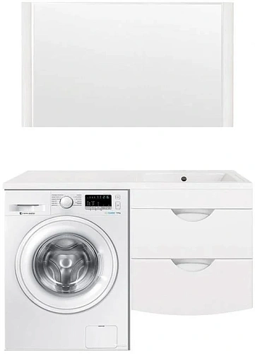 Тумба под раковину Style Line Жасмин 2 60 (2 ящ.), Космос 120, Люкс белая, PLUS ЛС-00000577 Тумба под раковину Style Line Жасмин 2 60 (2 ящ.), Космос 120, Люкс белая, PLUS ЛС-00000577