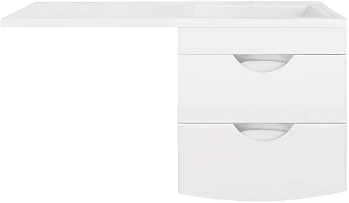 Тумба под раковину Style Line Жасмин 2 60 (2 ящ.), Космос 120, Люкс белая, PLUS ЛС-00000577 Тумба под раковину Style Line Жасмин 2 60 (2 ящ.), Космос 120, Люкс белая, PLUS ЛС-00000577