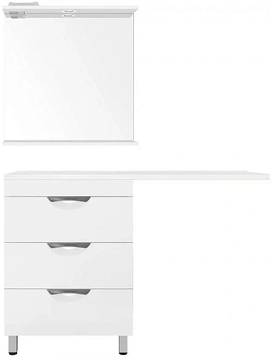 Тумба под раковину Style Line Жасмин 60 (3 ящ.), Космос/Даллас 120, Люкс PLUS ЛС-00000644 Тумба под раковину Style Line Жасмин 60 (3 ящ.), Космос/Даллас 120, Люкс PLUS ЛС-00000644