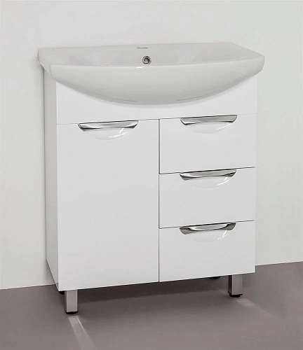 Тумба под раковину Style Line Жасмин 70 (3 ящ.) ЛС-00000036 Тумба под раковину Style Line Жасмин 70 (3 ящ.) ЛС-00000036