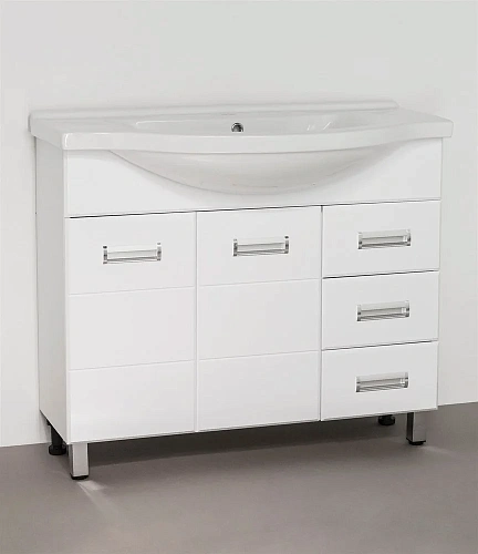 Тумба под раковину Style Line Ирис 100 (3 ящ.) ЛС-00000178 Тумба под раковину Style Line Ирис 100 (3 ящ.) ЛС-00000178