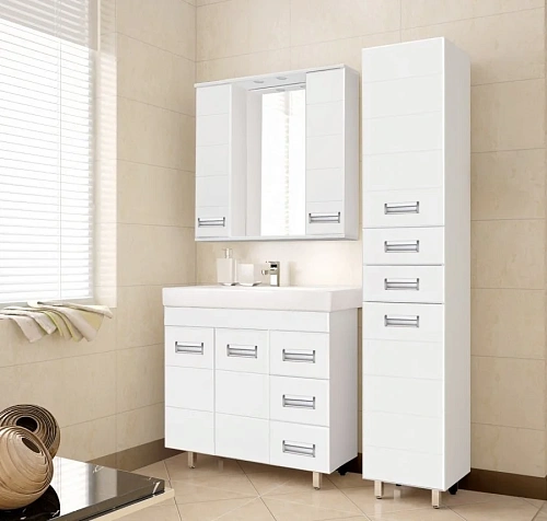 Тумба под раковину Style Line Ирис 100 (3 ящ.) ЛС-00000178 Тумба под раковину Style Line Ирис 100 (3 ящ.) ЛС-00000178