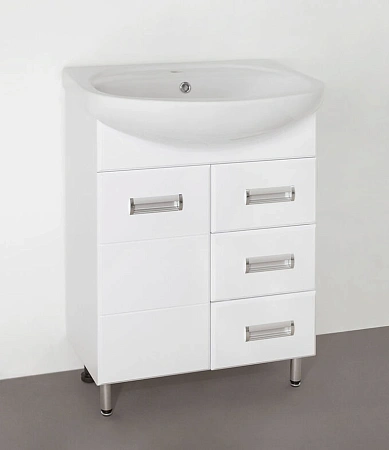 Тумба под раковину Style Line Ирис 65 (3 ящ.) ЛС-00000016 Тумба под раковину Style Line Ирис 65 (3 ящ.) ЛС-00000016