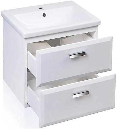 Тумба под раковину Style Line Лотос 60, Комо 60, Люкс белая, PLUS СС-00000373 Тумба под раковину Style Line Лотос 60, Комо 60, Люкс белая, PLUS СС-00000373