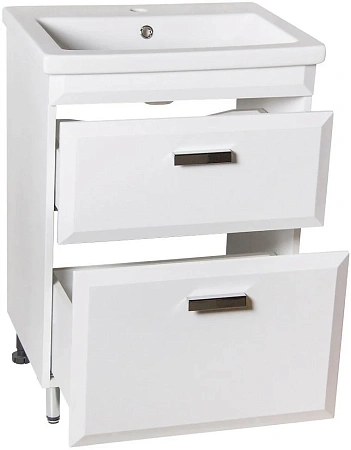 Тумба под раковину Style Line Лотос 60, Комо 60, Люкс белая, PLUS СС-00000374 Тумба под раковину Style Line Лотос 60, Комо 60, Люкс белая, PLUS СС-00000374