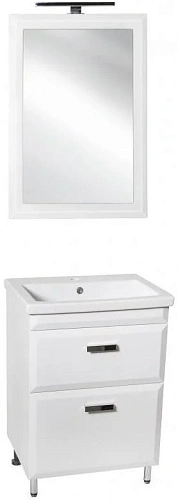 Тумба под раковину Style Line Лотос 60, Комо 60, Люкс белая, PLUS СС-00000374 Тумба под раковину Style Line Лотос 60, Комо 60, Люкс белая, PLUS СС-00000374