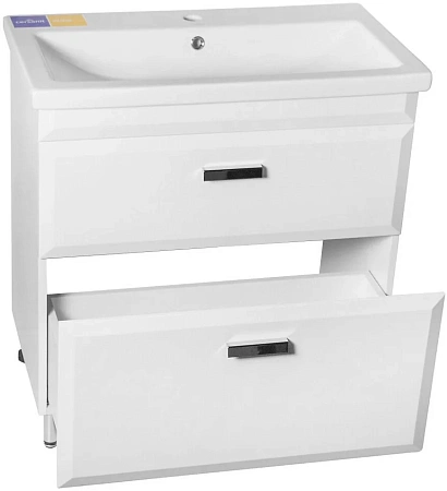 Тумба под раковину Style Line Лотос 70, Комо 70, Люкс белая, PLUS СС-00000375 Тумба под раковину Style Line Лотос 70, Комо 70, Люкс белая, PLUS СС-00000375