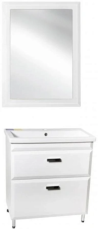 Тумба под раковину Style Line Лотос 70, Комо 70, Люкс белая, PLUS СС-00000375 Тумба под раковину Style Line Лотос 70, Комо 70, Люкс белая, PLUS СС-00000375