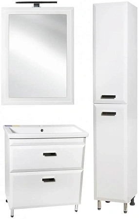 Тумба под раковину Style Line Лотос 70, Комо 70, Люкс белая, PLUS СС-00000375 Тумба под раковину Style Line Лотос 70, Комо 70, Люкс белая, PLUS СС-00000375