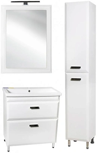 Тумба под раковину Style Line Лотос 70, Комо 70, Люкс белая, PLUS СС-00000375 Тумба под раковину Style Line Лотос 70, Комо 70, Люкс белая, PLUS СС-00000375