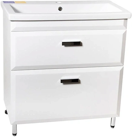 Тумба под раковину Style Line Лотос 70, Комо 70, Люкс белая, PLUS СС-00000375 Тумба под раковину Style Line Лотос 70, Комо 70, Люкс белая, PLUS СС-00000375