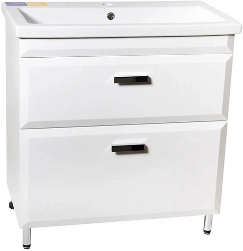 Тумба под раковину Style Line Лотос 70, Комо 70, Люкс белая, PLUS СС-00000375 Тумба под раковину Style Line Лотос 70, Комо 70, Люкс белая, PLUS СС-00000375