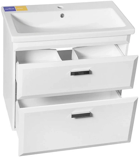 Тумба под раковину Style Line Лотос 70, Комо 70, Люкс белая, PLUS СС-00000376 Тумба под раковину Style Line Лотос 70, Комо 70, Люкс белая, PLUS СС-00000376